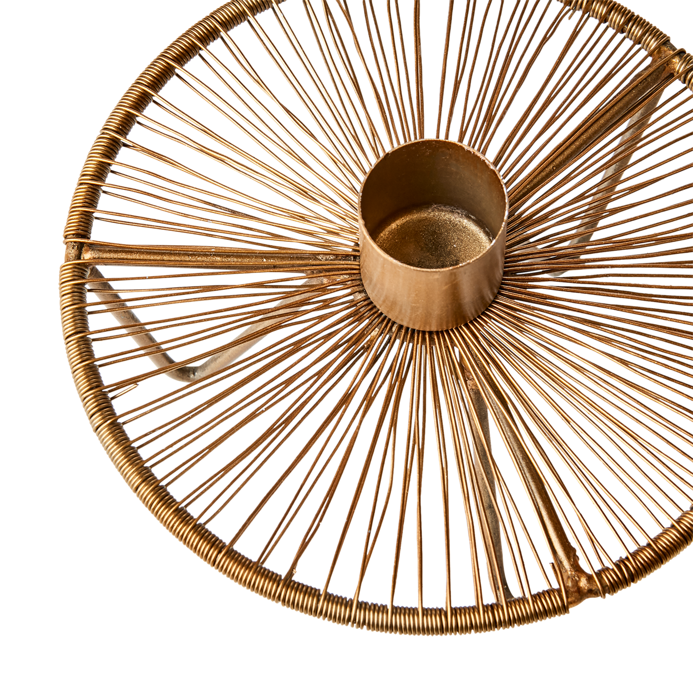 ljusstake, string, hög mässing